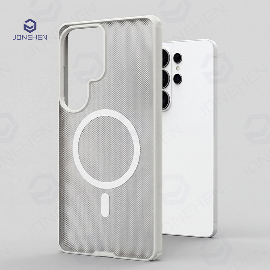 Matte Frosted Case - Funda magnética translúcida mate para Samsung