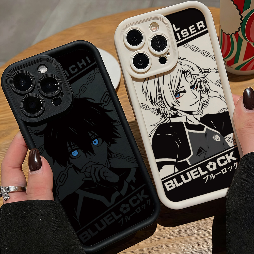 Phone Cases Quad Lock - Funda de Teléfono Anime Blue Locks