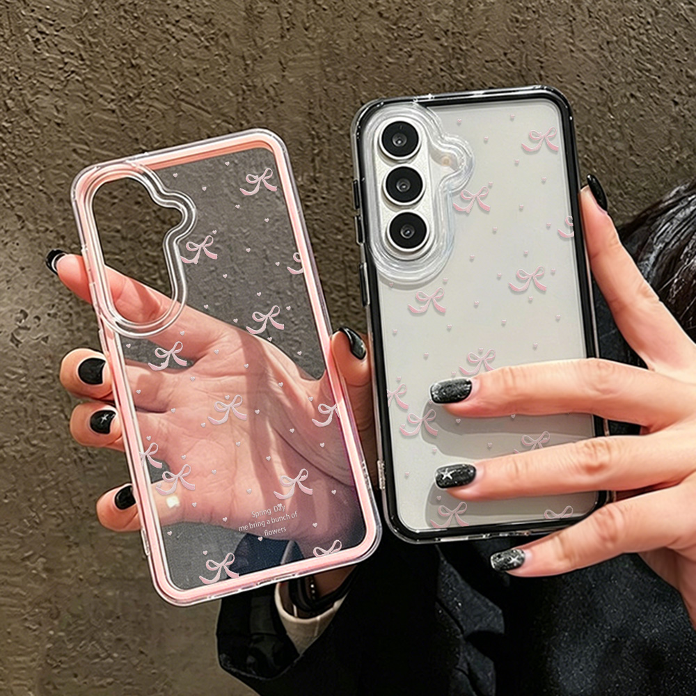 Phone Cases That Cover The Camera - Funda de Teléfono Suave con Lazo