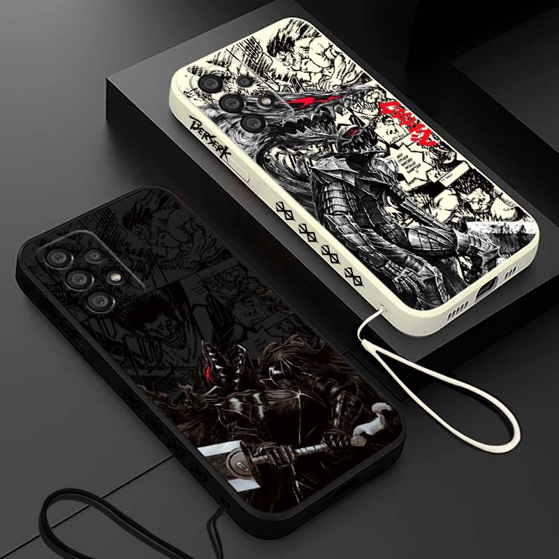 Phone Cases Anime - Funda de teléfono líquida con cuerda