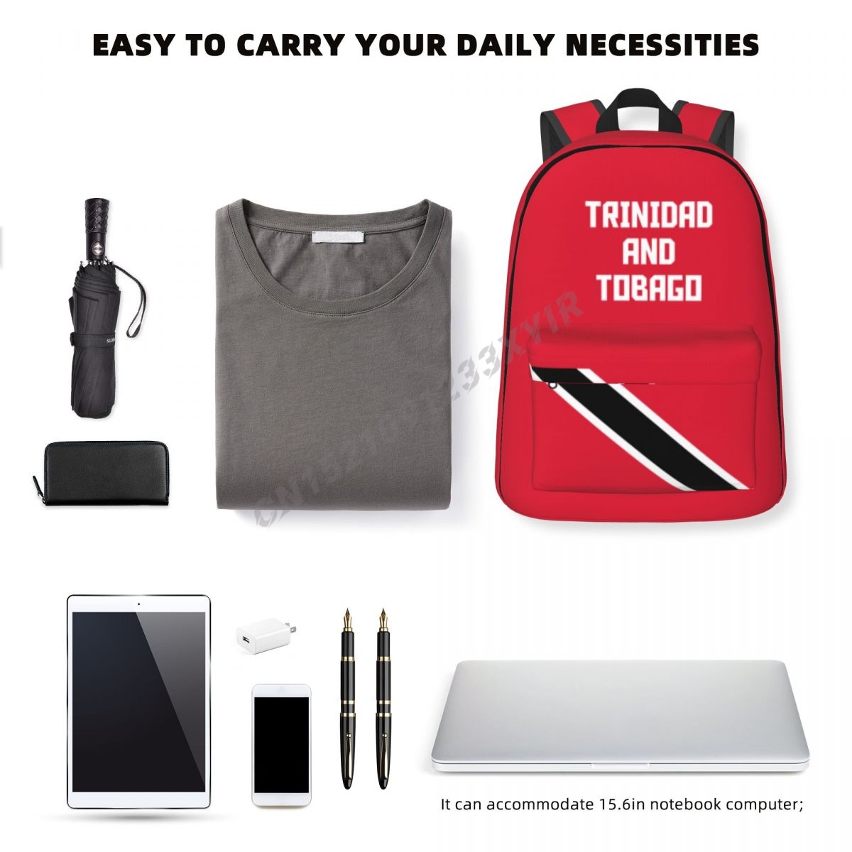 Mochila Unisex con bandera de  - Phone Cases Trinidad reseña y precio