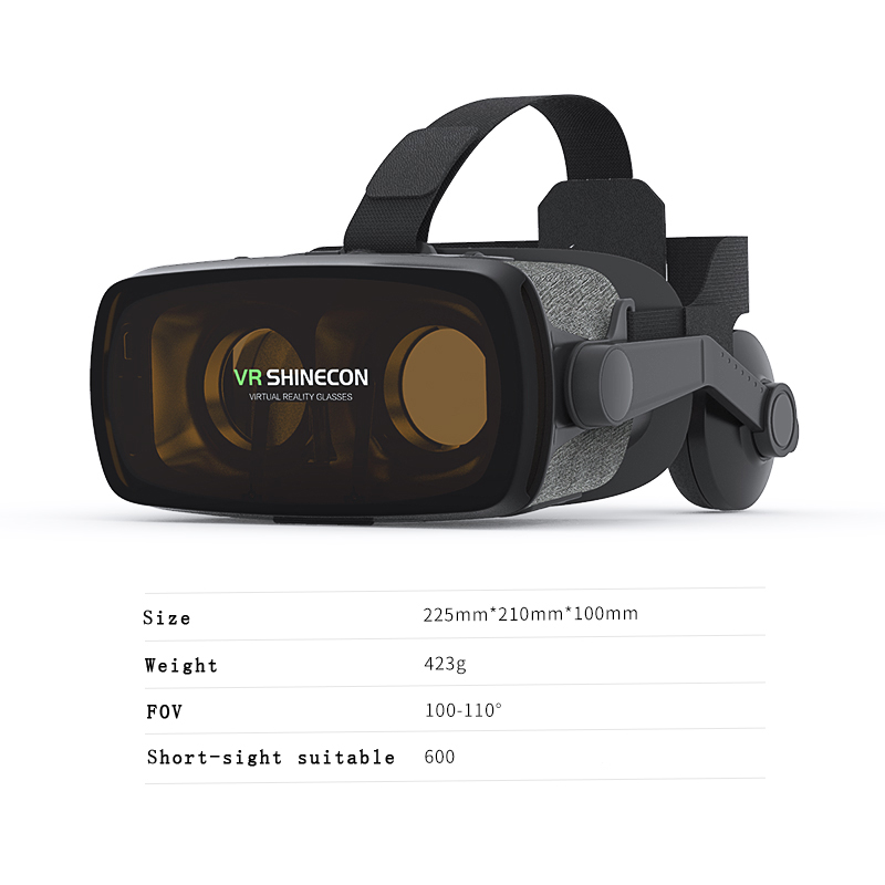VR Shinecon Casque Viar gafas  - Phone Cases Video reseña y precio